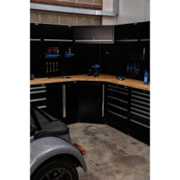 Draper Bunker Hardwood Worktop For 865mm Corner Storage Cabinet - thumbnail 4