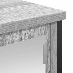 Vidaxl Bathroom Wall Cabinet With Mirror Grey Sonoma 60X21X60 Cm - thumbnail 9