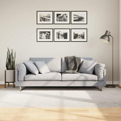 Walplus Rug Iza Short Pile Scandinavian Look Cream 160X230 Cm - image 1