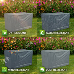 Woodside Waterproof Heavy Duty Protective Outdoor Rattan Bistro Patio Set Cover - thumbnail 9