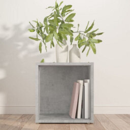 Walplus Side Table Concrete Grey 33X33X34.5 Cm Engineered Wood - thumbnail 4