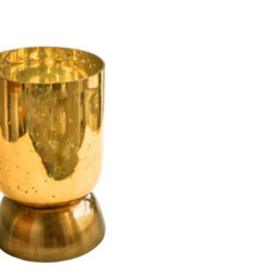 Ivyline Regency Metalic Tiered Vase Gold H27.5Cm D15Cm - thumbnail 5