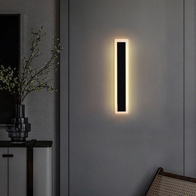 Thehotsale Stylish Rectangular Led Wall Light Ip65,durable Acrylic Aluminium Wall Light Indoor Outdoor,home Lighting - image 1
