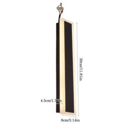 Thehotsale Stylish Rectangular Led Wall Light Ip65,durable Acrylic Aluminium Wall Light Indoor Outdoor,home Lighting - thumbnail 5