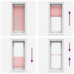 Berkfield Pleated Blind Pink 55X150 Cm Fabric Width 54.4 Cm Polyester - thumbnail 7