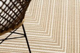 RugsX Flat 48962265 Sisal Carpet Geometric - Natural Beige Straw Color, String 120X170 Cm - thumbnail 5