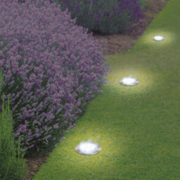 Gardenkraft 10449 Pack Of 4 Stainless Steel Solar Ground Lights - thumbnail 2