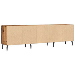 Berkfield Sturdy Tv Cabinet Old Wood 150X30X44.5 Cm Engineered Wood - thumbnail 7