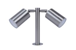 GoodHome Candiac Matt Stainless Steel Integrated Led Outdoor Stake Light (D)60mm - thumbnail 3