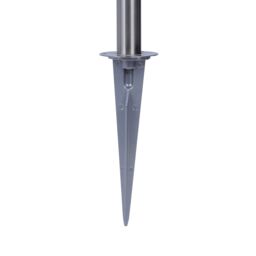GoodHome Candiac Matt Stainless Steel Integrated Led Outdoor Stake Light (D)60mm - thumbnail 5