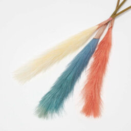 Homescapes Set Of 3 Artificial Multi-Coloured Handcrafted Pampas Grass, 78 Cm - thumbnail 4