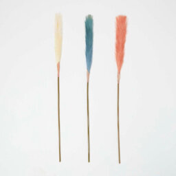 Homescapes Set Of 3 Artificial Multi-Coloured Handcrafted Pampas Grass, 78 Cm - thumbnail 5
