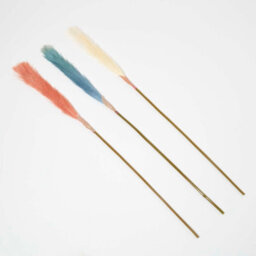 Homescapes Set Of 3 Artificial Multi-Coloured Handcrafted Pampas Grass, 78 Cm - thumbnail 2