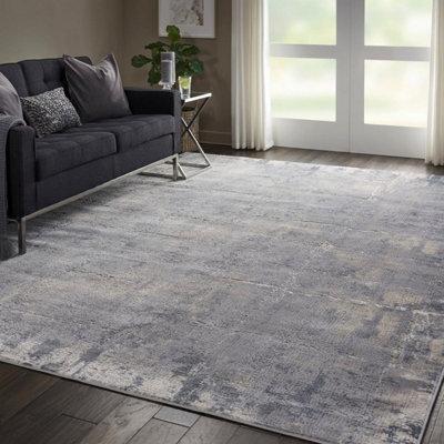 Grey Beige Modern Abstract Luxurious Rug For Dining Room Bedroom & Living Room-120Cm X 180Cm - image 1