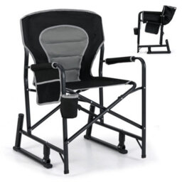Outdoor Rocker Camping Chair Portable Foldable Rocking Chair - thumbnail 3