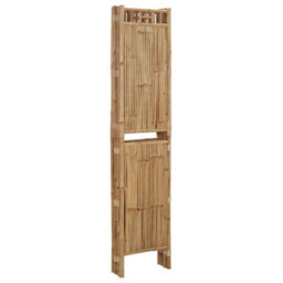 Berkfield 4-Panel Room Divider Bamboo 160X180 Cm - thumbnail 4