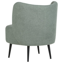 Beliani Armchair Otsby Boucle Light Green - thumbnail 6