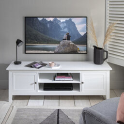 Nöa & Nani Noa & Nani Tv Unit With Cupboards In Classic White Karlstad - thumbnail 2