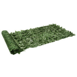 Berkfield Balcony Screen With Dark Green Leaves 600X100 Cm - thumbnail 2