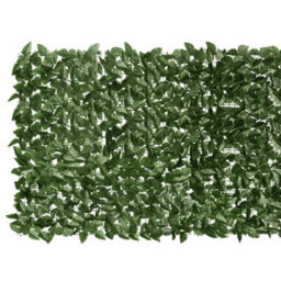 Berkfield Balcony Screen With Dark Green Leaves 600X100 Cm - thumbnail 3