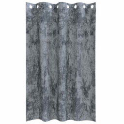 Berkfield Curtain With Curtains 2 Pcs Silver Grey 175 X 140 Cm Velvet - thumbnail 3