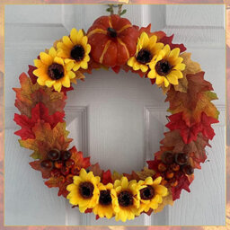 Neel Blue Artificial Maple Leaves  Autumn Decoration Fake Leaf, 9Cm X 10Cm, 100Pcs - thumbnail 5