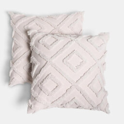 Ohs 2 X Tufted Geo Cushion Cover Luxury Modern - Stone - thumbnail 3