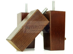 L&F 4X Replacement Furniture Legs Solid Wood 110mm High Sofas Chairs Settee Cabinets Legs M10 Tsp2055 - thumbnail 7