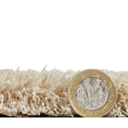Beige Shaggy Washable Plain Modern Rug For Living Room Bedroom & Dining Room-60Cm X 115Cm - thumbnail 9
