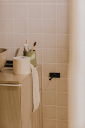 Cosmic Toilet Roll Holder, Screw-In Or Self-Adhesive, Matt Black, Anti- Corrosion, Next Collection - thumbnail 3