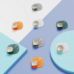 4 Pack Multicolored Adhesive Wall Hooks In Shapes, Self-Adhesive Hooks For Bathroom And Kitchen, Coat Rack - thumbnail 2
