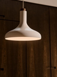 Nordlux Fuji Indoor Pendant Light Beige Metal E27 White Inner - Mains Powered, Ip20 - thumbnail 9
