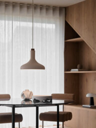 Nordlux Fuji Indoor Pendant Light Beige Metal E27 White Inner - Mains Powered, Ip20 - thumbnail 6