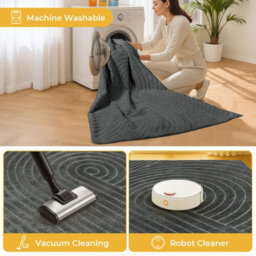 Marlow Large Rug 160X230Cm Soft Floor Runner Machine Washable Non Slip - thumbnail 7