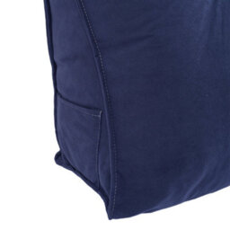Living And Home Deep Sea Blue Washable Chenille Triangle Headboard Pillow, 180Cm W X 20Cm D X 50Cm H - thumbnail 3