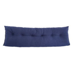Living And Home Deep Sea Blue Washable Chenille Triangle Headboard Pillow, 180Cm W X 20Cm D X 50Cm H - thumbnail 2