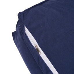 Living And Home Deep Sea Blue Washable Chenille Triangle Headboard Pillow, 180Cm W X 20Cm D X 50Cm H - thumbnail 5