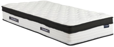 Save On Goods UK 4Ft Small Double Visco Elastic Memory Foam Pocket Spring Sprung 800 Mattress.vacuum Rolled Boxed, Pillow Top - image 1