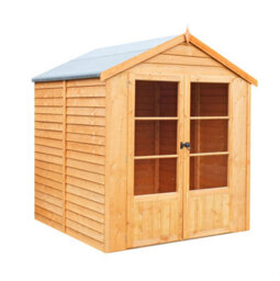 Shire Oatland Overlap Summerhouse Approx 6 X 6 Feet - thumbnail 1