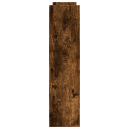 Walplus Narrow Storage Trolley 4 Tier Smoked Oak Engineered Wood - thumbnail 5