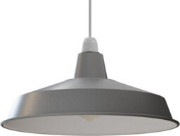 Grey Light Shade Ceiling Metal Lampshades For Ceiling Lights, Industrial Easy Fit Pendant Lamp Shades For Bedside Lamp - thumbnail 8