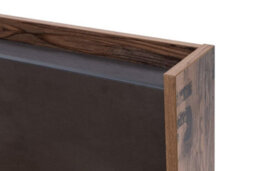 Arte Durable Fargo Bed Frame With Wooden Storage Drawer In Raw Steel & Canyon Alpine Spruce (W1260mm X H860mm X D2180mm) - thumbnail 2