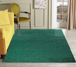 Wadan 160X230Cm Emeralad Shaggy Rug - Rectangular Soft Touch Thick Pile Modern Area Rug - Rugs For Living & Bedroom Non Shedding - thumbnail 3