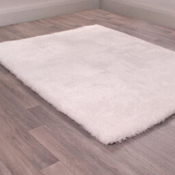 Handmade Plain Shaggy Sparkle Rug For Bed Room Living Room And Dining Room-200Cm X 290Cm - thumbnail 1