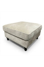 Loft Home Olivia Natural Beige Footstool - thumbnail 2