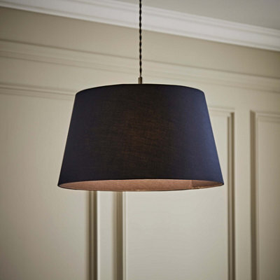 Valuelights Aspen Large Navy Tapered Ceiling Lamp Shade (D)45Cm - image 1