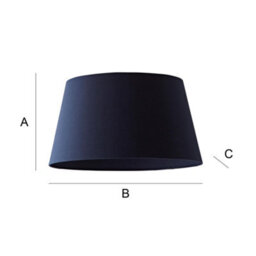 Valuelights Aspen Large Navy Tapered Ceiling Lamp Shade (D)45Cm - thumbnail 8