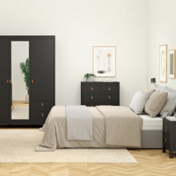 Furniture To Go Barcelona Chest 3+2 Drawers In Matt Black - thumbnail 6