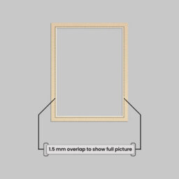 Ak Frames 7X5 Ivory Picture Mounts To Fit 6X4 Aperture Size - Mount Board Only (No Frame Included) - thumbnail 4