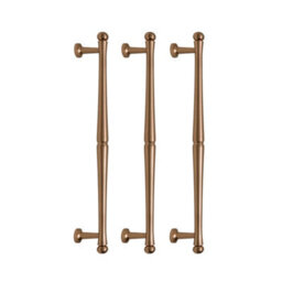 Homestylestore 1050 X 750mm Light Grey Wall Mounted Mirrored Door Bathroom Cabinet And Brushed Copper T Bar Handles - thumbnail 2